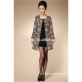 Embroidered OEM high quality fashion design women long trench coat lady trech coat